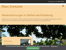 Tablet Screenshot of fewo-svensson.de